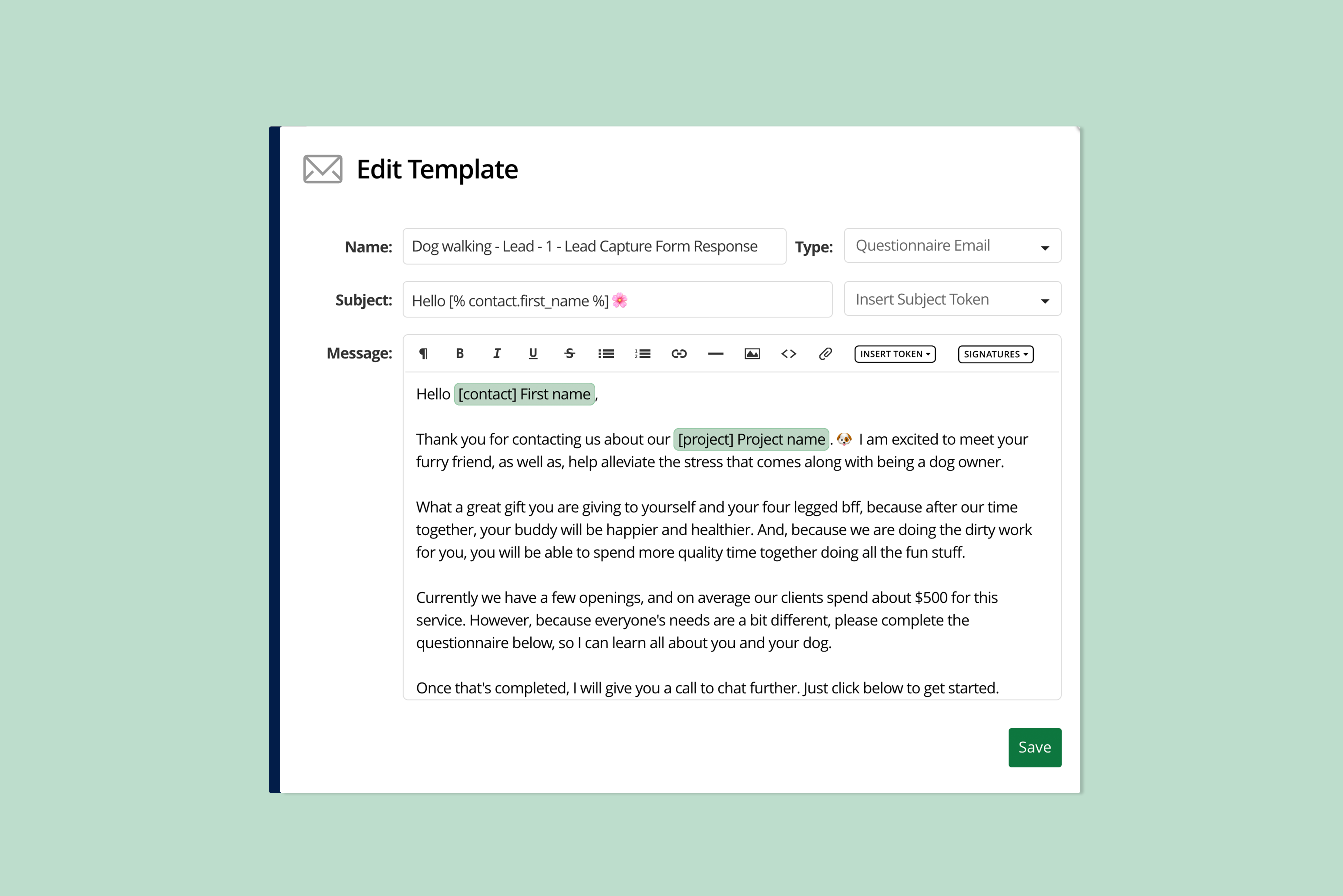 email templates