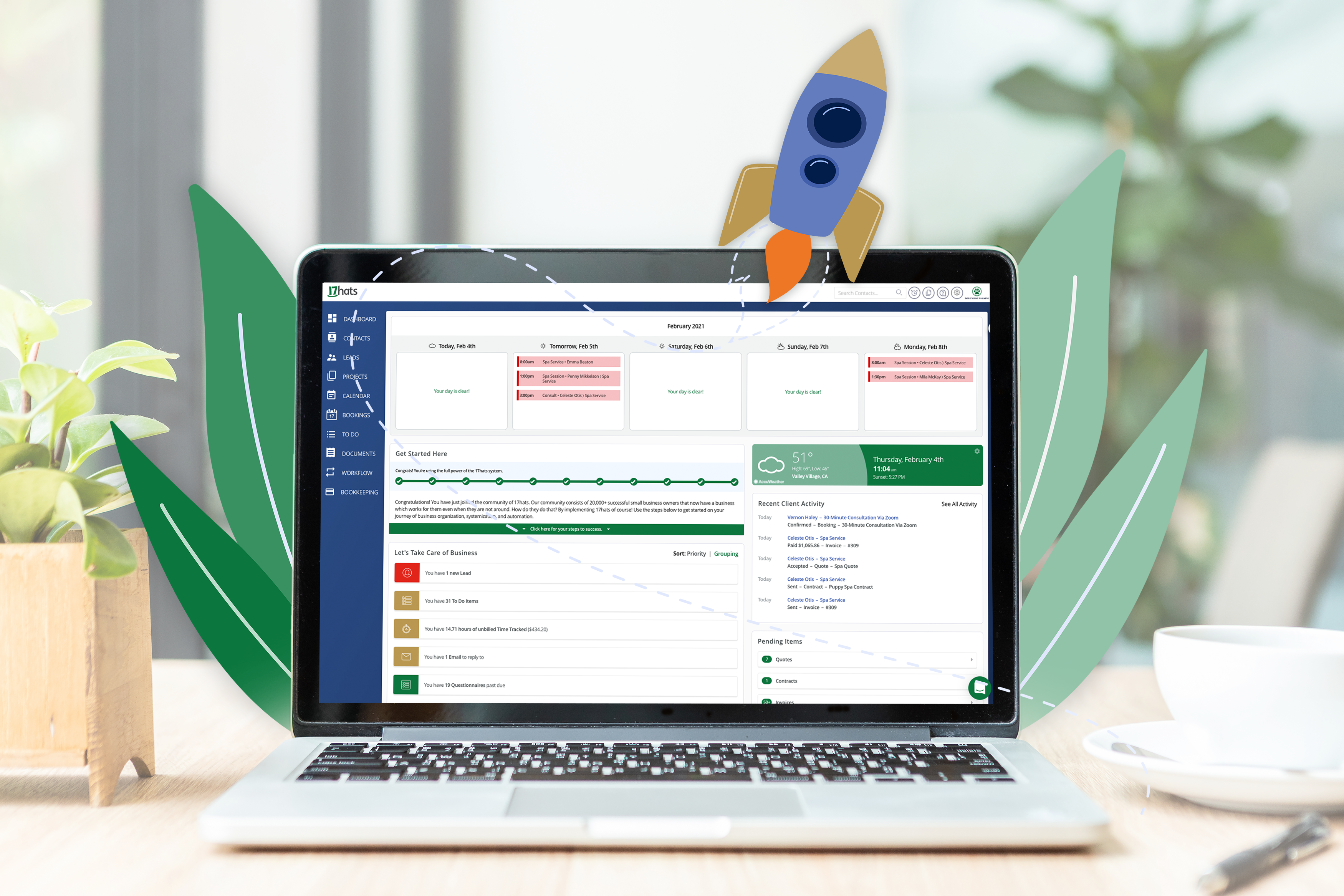 17hats Must Set-Up Features