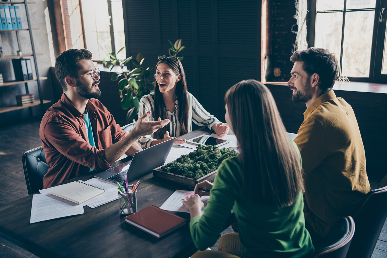 Group of Business Owners working