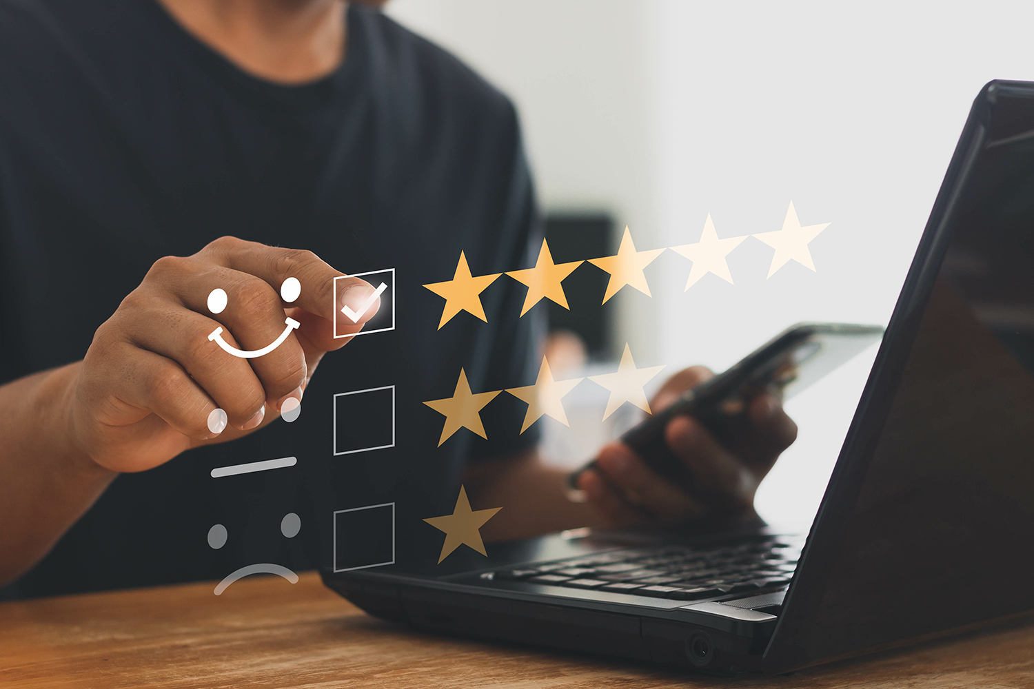 5 star customer experience rating